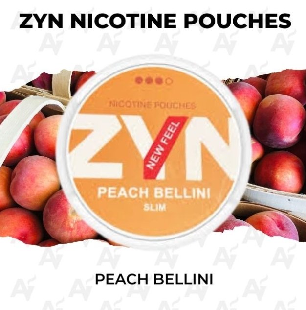 ZYN Peach Bellini 12.5mg Nicotine Pouches Can – Australia Stock | zyn nicotine pouches peach bellini 12 5mg can australia.jpg ZYN Peach Bellini 12.5mg nicotine pouches can showing white pouches on a clean white background. | zyn nicotine pouches peach bellini 12 5mg can australia.jpg